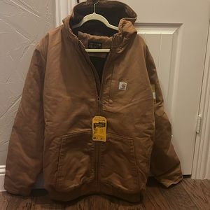 Men’s XL Tall Full Swing Washed Duck Fleece-Lined Active Jacket